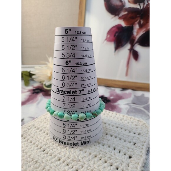 Natural Chrysoprase Gemstone Bracelet – NWOT #GreenCrystal #HealingJewelry - Picture 5 of 6